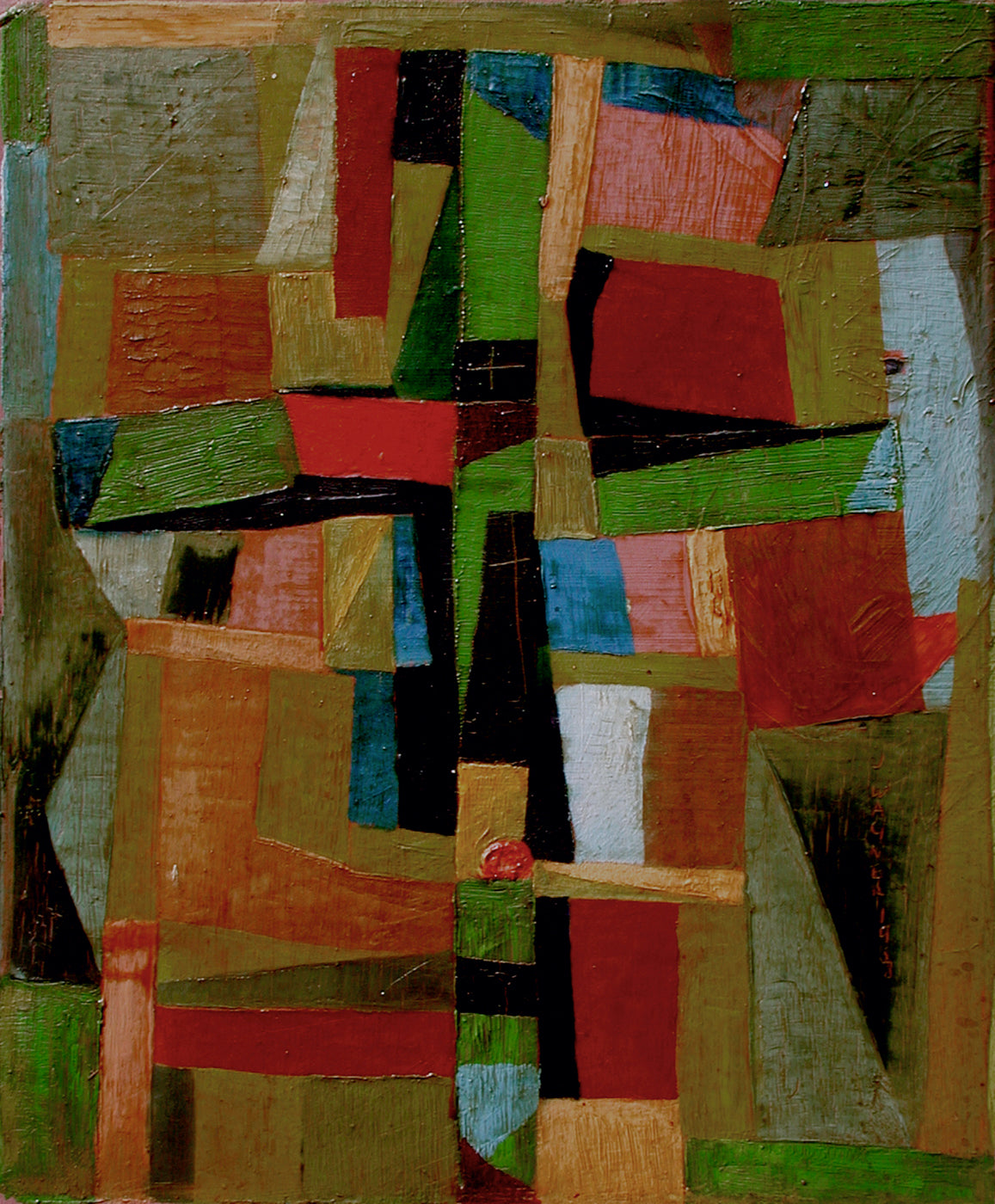 Squares, oil on canvas